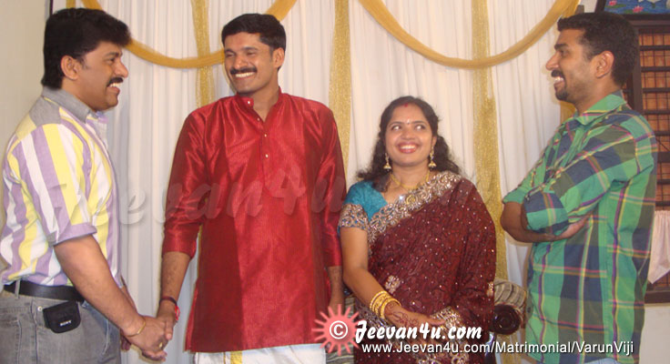 jeevan4u varun viji vineeth wedding reception pics